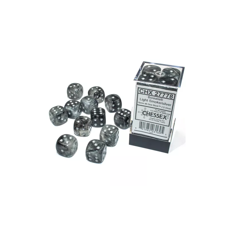 SET 12D6 LIGHT SMOKE SILVER LUMINARY SET 12D6 LIGHT SMOKE SILVER LUMINARY