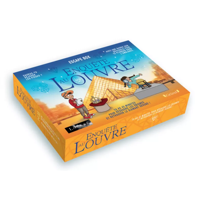 ESCAPE BOX ENQUETE AU LOUVREJEUX D'ENIGME Mène l'enquête dans le pl...