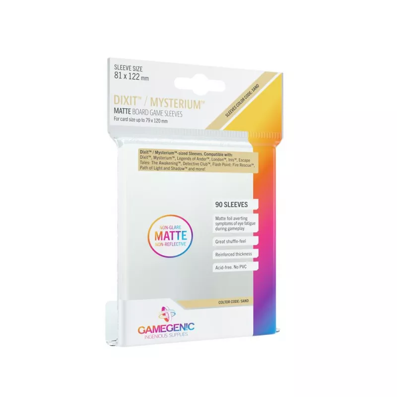 90 SLEEVES MATTE DIXIT/MYSTERIUM 90 SLEEVES MATTE DIXIT/MYSTERIUM