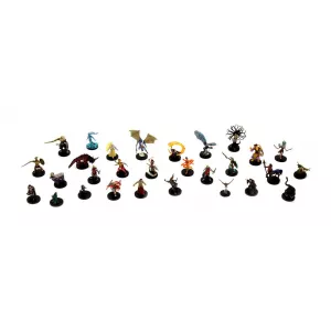 D&D THEROS BOOSTER DUNGEONS & DRAGONS Pack de 4 figurine pour la ca...