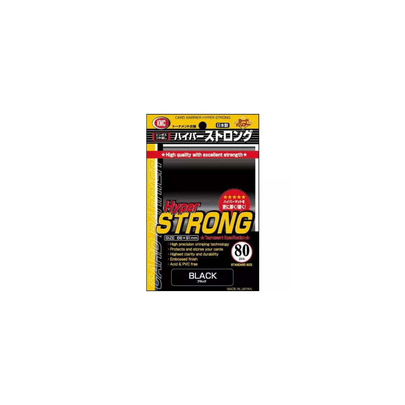STANDARD SLEEVES HYPER STRONG BLACK STANDARD SLEEVES HYPER STRONG BLACK