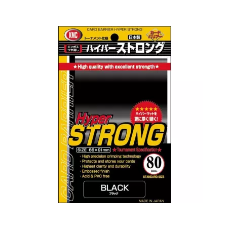 STANDARD SLEEVES HYPER STRONG BLACK