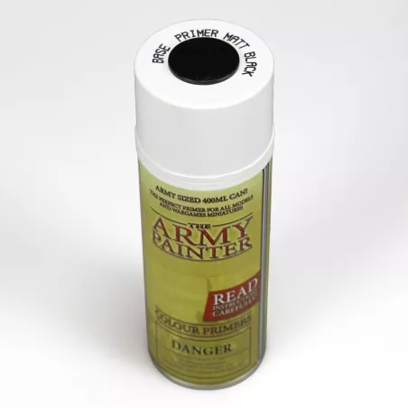 ARMY PAINTER SPRAY NOIREFIGURINE Bombe de peinture Noire Army Paint...