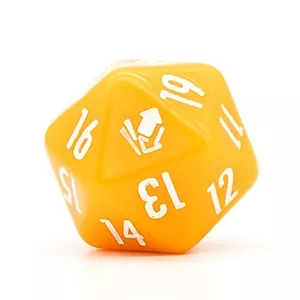 CM D20 OPAQUE ORANGEDES Cardmarket Opaque D20 Die (Orange)