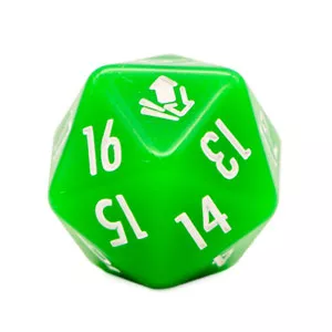 CM D20 OPAQUE VERTDES Cardmarket Opaque D20 Die (Green)
