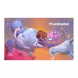 PLAYMAT CM CAT VS GOATTAPIS DE JEU Tapis de jeu Cardmarket en néopr...