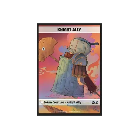 KNIGHT ALLY TOKENTOKENS Knight Ally Token (White 2/2)