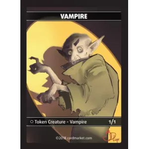 VAMPIRE TOKEN (BLACK 1/1)TOKENS Vampire Token (Black 1/1)