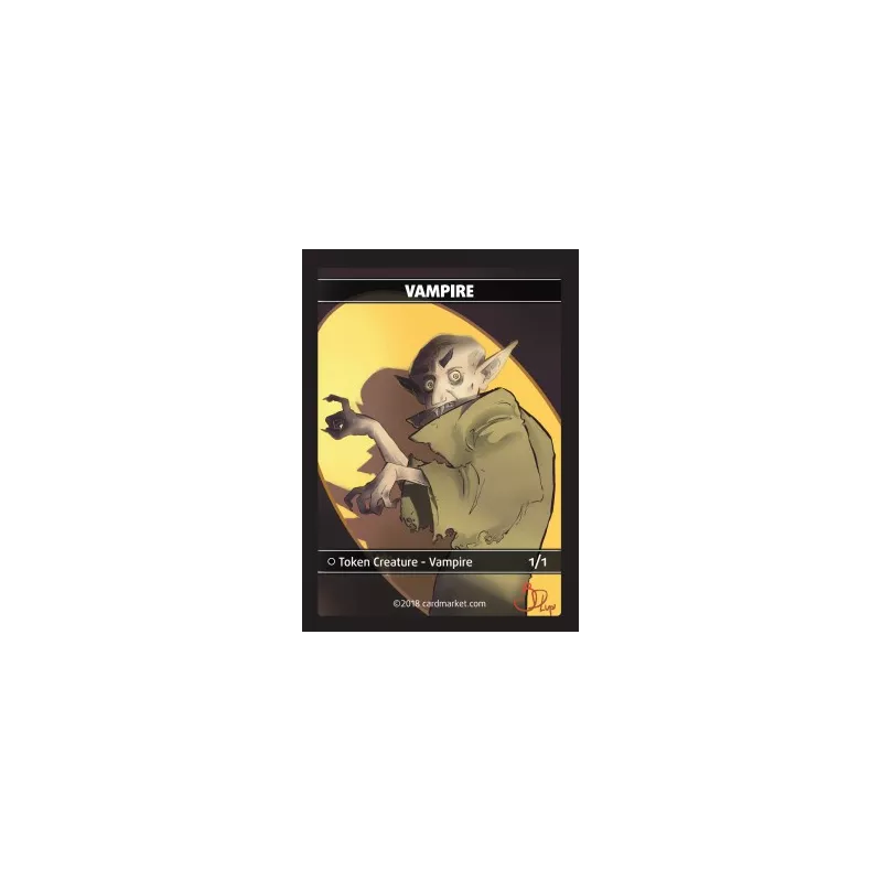 VAMPIRE TOKEN (BLACK 1/1)TOKENS Vampire Token (Black 1/1)