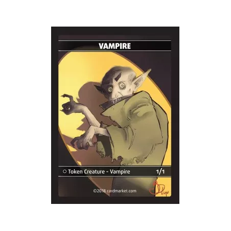 VAMPIRE TOKEN (BLACK 1/1)TOKENS Vampire Token (Black 1/1)