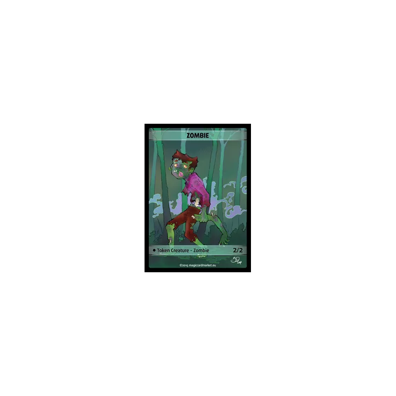 ZOMBIE TOKEN BLACKTOKENS Zombie Token (Black 2/2) ZOMBIE TOKEN BLACKTOKENS Zombie Token (Black 2/2)