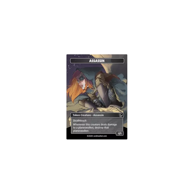 ASSASIN TOKENTOKENS Assassin Token (Black 1/1 Deathtouch)