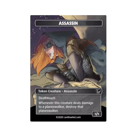 ASSASIN TOKENTOKENS Assassin Token (Black 1/1 Deathtouch)
