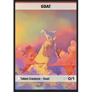 GOAT FOIL TOKENFOILS TOKENS Goat Foil Token (White 0/1)