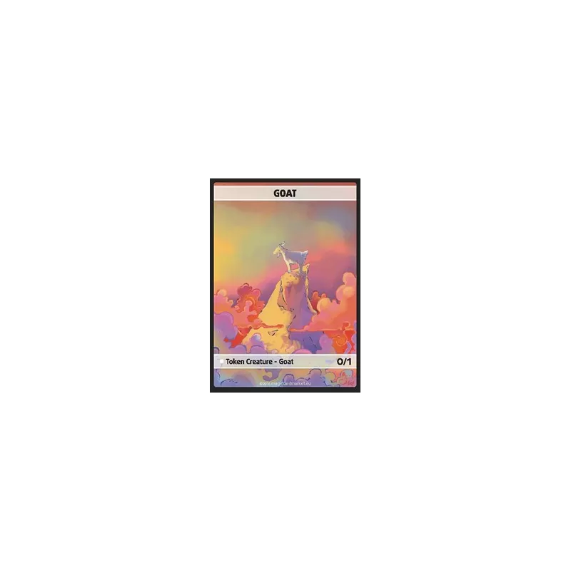GOAT FOIL TOKENFOILS TOKENS Goat Foil Token (White 0/1)