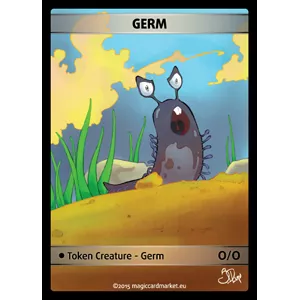 GERM FOIL TOKENFOILS TOKENS Germ Foil Token (Black 0/0)
