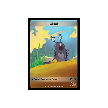 GERM FOIL TOKENFOILS TOKENS Germ Foil Token (Black 0/0)