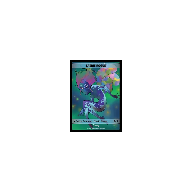FAERIE ROGUE FOIL TOKENFOILS TOKENS Faerie Rogue Foil Token (Black ... FAERIE ROGUE FOIL TOKENFOILS TOKENS Faerie Rogue Foil Token (Black ...