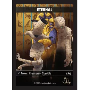ETERNAL ZOMBIE FOIL TOKENFOILS TOKENS Eternal Zombie Foil Token (Bl...