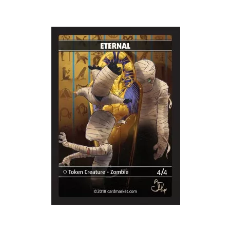ETERNAL ZOMBIE FOIL TOKENFOILS TOKENS Eternal Zombie Foil Token (Bl...