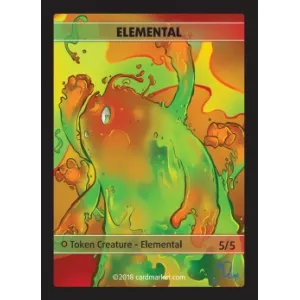 ELEMENTAL FOIL TOKEN GREEN & REDFOILS TOKENS Elemental Foil Token (...