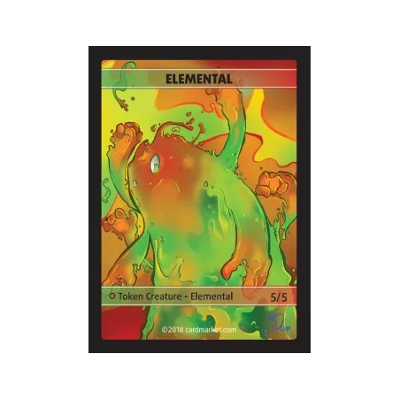 ELEMENTAL FOIL TOKEN GREEN & REDFOILS TOKENS Elemental Foil Token (...