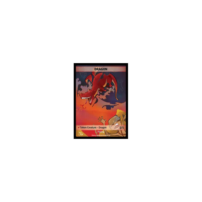 DRAGON FOIL TOKENFOILS TOKENS Dragon Foil Token (Red 5/5) DRAGON FOIL TOKENFOILS TOKENS Dragon Foil Token (Red 5/5)