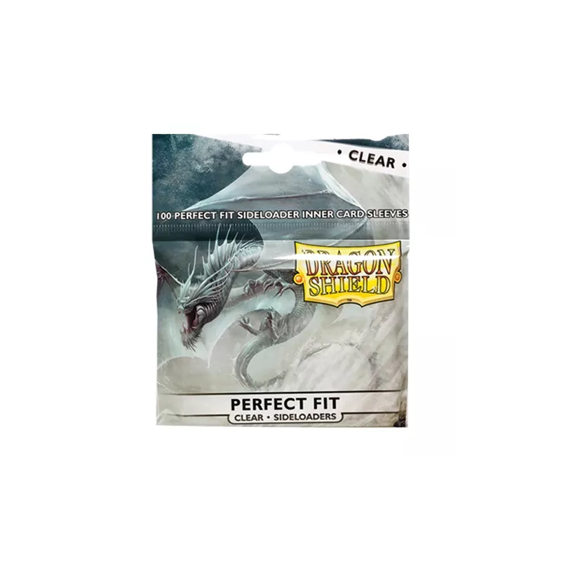 DRAGON SHIELD PERFECT FIT : SIDELOADERS CLEARPROTEGES CARTES 100 Pr...
