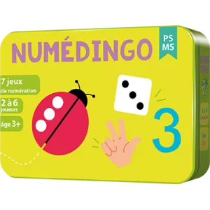 NUMEDINGOENFANTS 7 petits jeux pour travailler les nombres de 1 à 6...