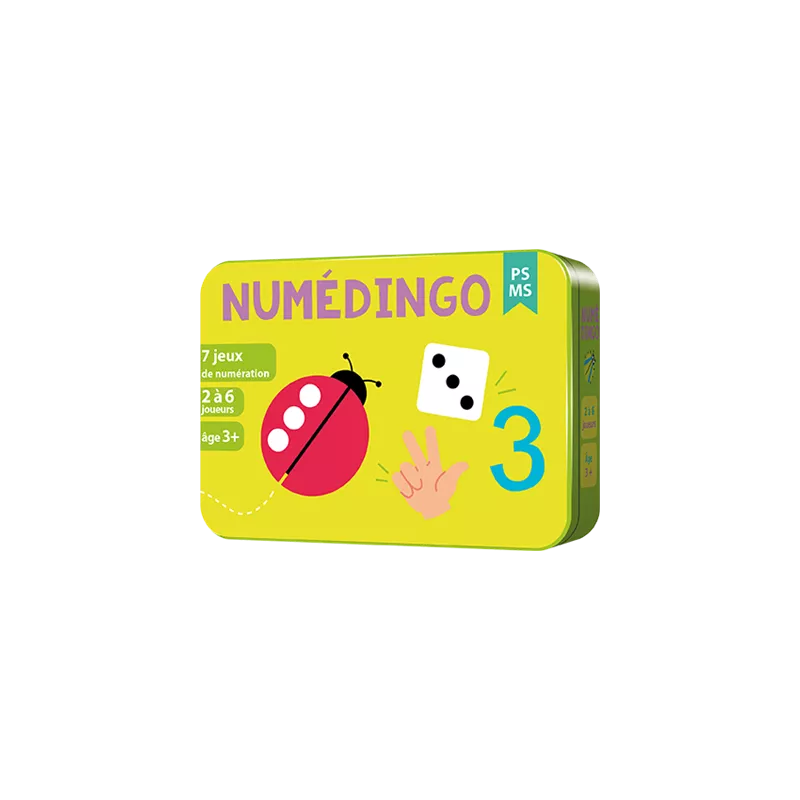 NUMEDINGOENFANTS 7 petits jeux pour travailler les nombres de 1 à 6...