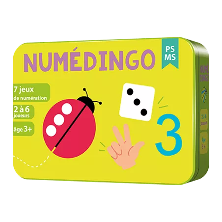 NUMEDINGOENFANTS 7 petits jeux pour travailler les nombres de 1 à 6...