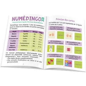 NUMEDINGOENFANTS 7 petits jeux pour travailler les nombres de 1 à 6...