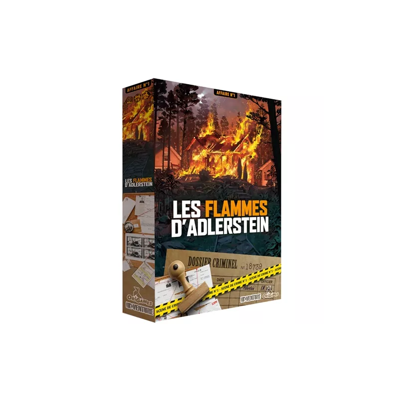 LES FLAMMES D’ADLERSTEINJEUX D'ENQUETE Plongez au cœur d’un dossier... LES FLAMMES D’ADLERSTEINJEUX D'ENQUETE Plongez au cœur d’un dossier...