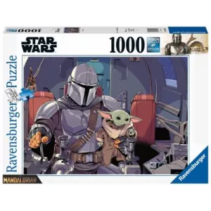 PUZZLE LE MANDALORIAN CARTOON