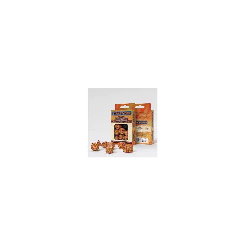 STARFINDER DICE SET DAWN OF FLAMEDES & BOURSES SET DE DéS STARFINDER STARFINDER DICE SET DAWN OF FLAMEDES & BOURSES SET DE DéS STARFINDER