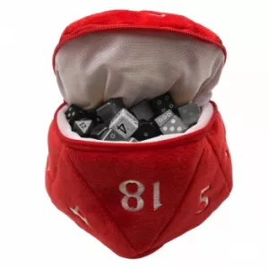 UP D20 PLUSH DICE BAG ROUGEDES & BOURSES Nouveau sac de dés basé su...