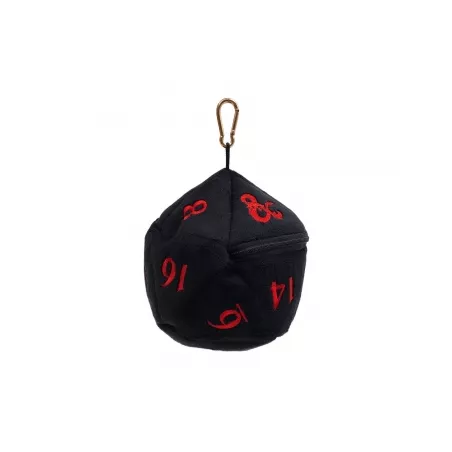 D20 PLUSH DICE BAG D&DDES & BOURSES Nouveau sac de dés basé sur not...
