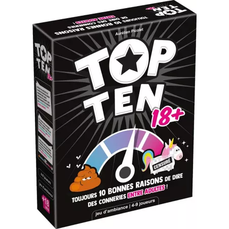 JEUX D'AMBIANCE TOP TEN 18+