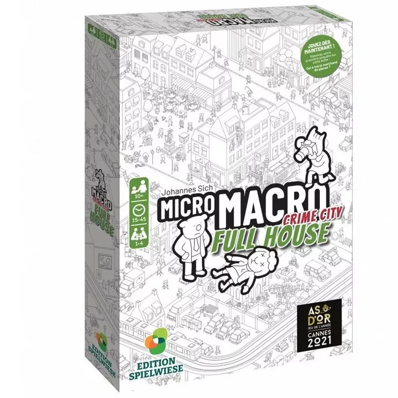 JEUX DE SOCIETE MICRO MACRO CRIME CITY FULL HOUSE
