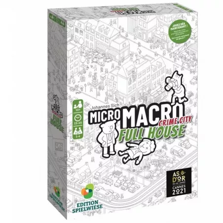 JEUX DE SOCIETE MICRO MACRO CRIME CITY FULL HOUSE