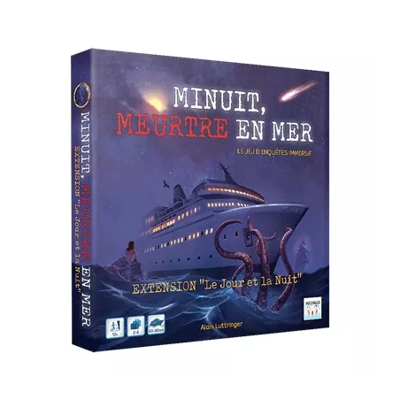 MINUIT, MEURTRE EN MER LE JOUR ET LA NUITJEUX D'ENIGME MINUIT, MEUR...