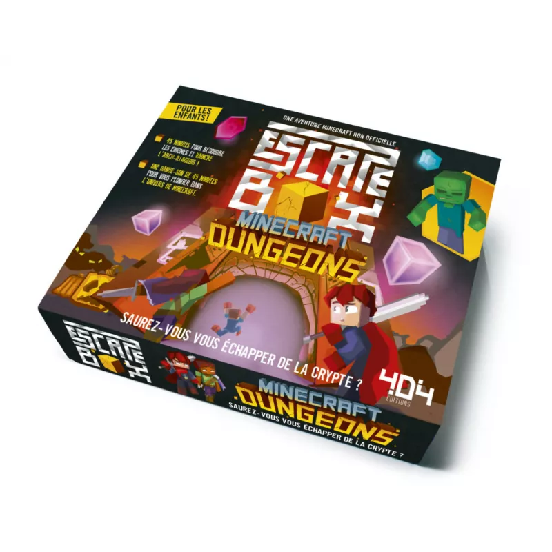 ESCAPE BOX : MINECRAFT DUNGEONSESCAPE GAME Tu fais partie d'une équ... ESCAPE BOX : MINECRAFT DUNGEONSESCAPE GAME Tu fais partie d'une équ...