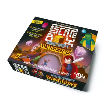 ESCAPE BOX : MINECRAFT DUNGEONSESCAPE GAME Tu fais partie d'une équ...