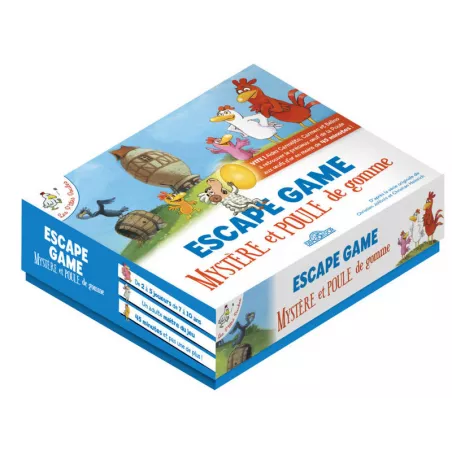 ESCAPE BOX : LES P'TITES POULES 2 – MYSTERE ET POULE DE GOMME
