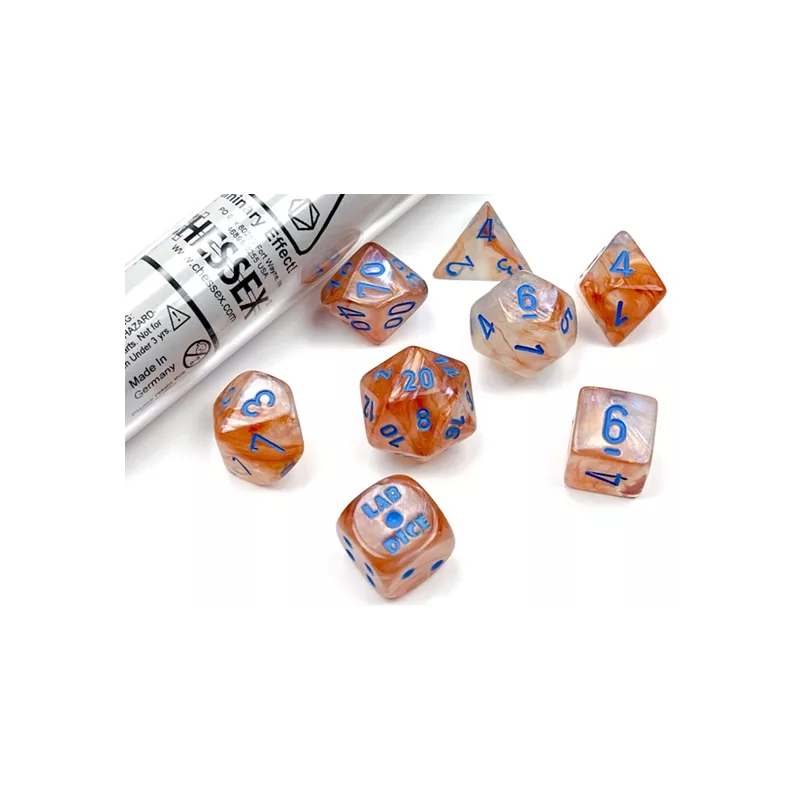 LAB DICE ROSE GOLD LIGHT BLUE LAB DICE ROSE GOLD LIGHT BLUE