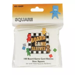BOARD GAME SLEEVES SQUARE 69X69PROTEGES CARTES 100 BOARD GAME SLEEV...