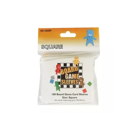 BOARD GAME SLEEVES SQUARE 69X69PROTEGES CARTES 100 BOARD GAME SLEEV...