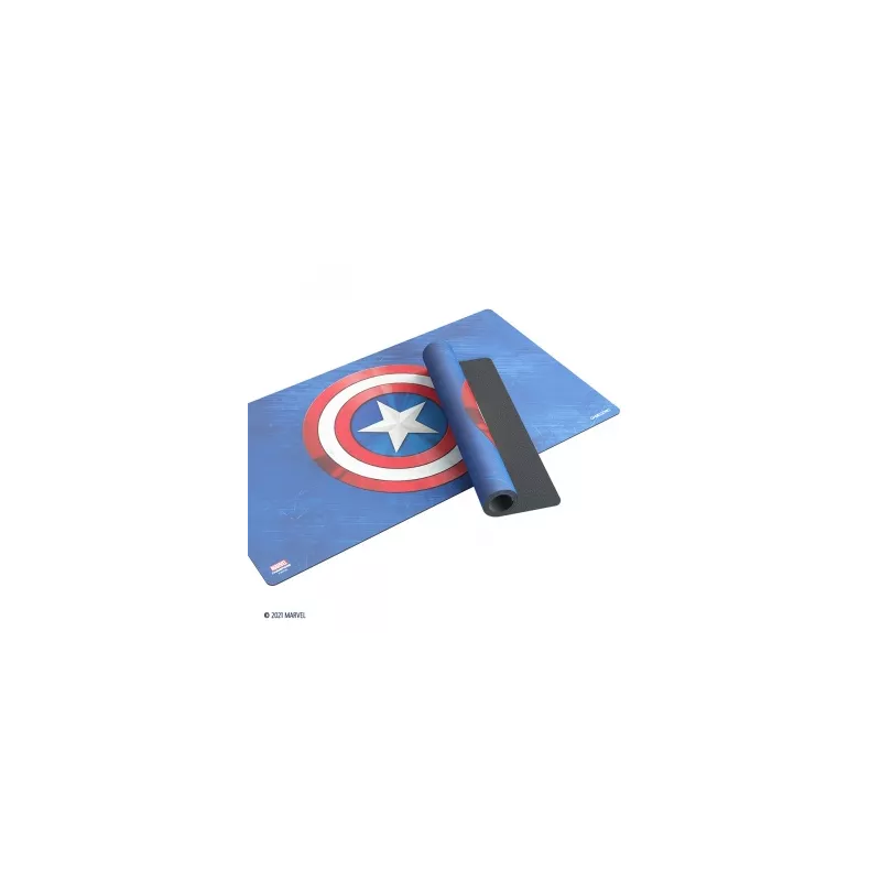 M.C PLAYMAT CAPTAIN AMERICATAPIS DE JEU GG : MARVEL CHAMPIONS PLAYM...