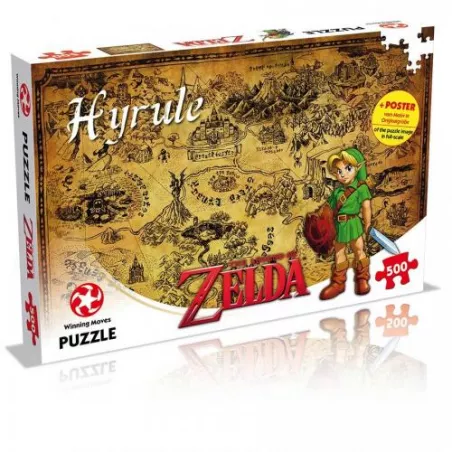 PUZZLE ZELDA HYRULE MAPPUZZLE Puzzle The Legend of Zelda Hyrule Map...