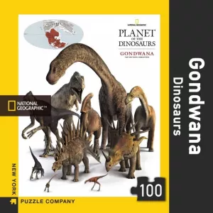 PUZZLE GONDWANAPUZZLE Puzzle 100 pièces Gondwana Dinosaurs Mini